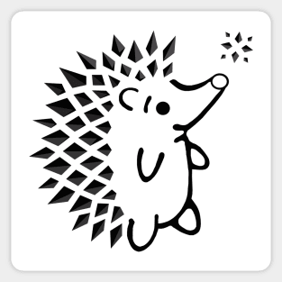 Cute hedgehog Sticker